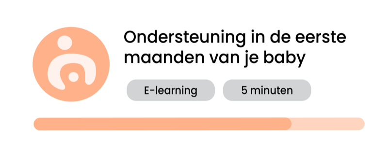 E-learning: Ondersteuning in de eerste maanden van je baby