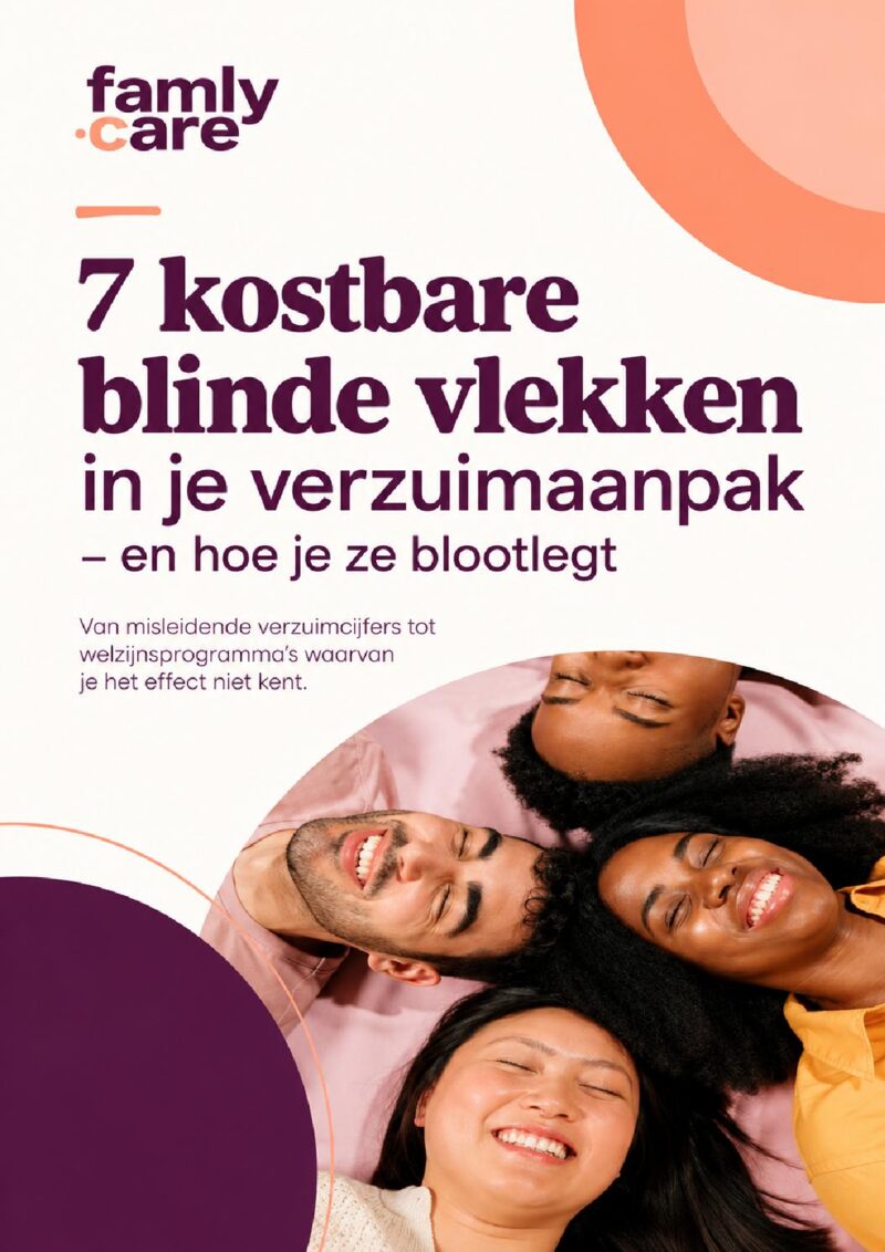 Cover van de whitepaper 7 kostbare blinde vlekken in je verzuimaanpak
